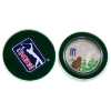 Image 1 : Cook Islands 2014 $5 PGA Tour Golf Bag Sterling Silver Coin in Golf Ball Shaped Capsule