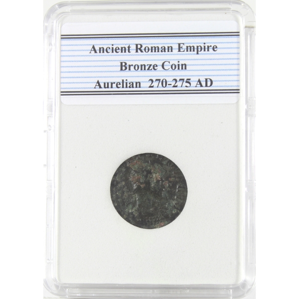Ancient Roman Empire 270-275 AD Aurelian Bronze Coin  