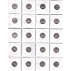 Image 2 : ERRORS & Varieties 1-cent & 5-cent 1938-1998 Bulk Collection in 2x 20-Pocket Sheets. 40pcs. 