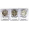 Image 2 : USA 1971-S Silver, 1973-S Clad & 1976-S Clad Type 2 Eisenhower Dollars PCGS PR69 DCAM. 3pcs