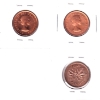 Image 2 : 1-cent 1953-1957 Hanging Varieties BU to Choice BU. 3pcs.