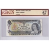 Image 1 : BC-46b 1973 $1 BCS GEM UNC67 Original, Crow-Bouey SN: ECD6628309