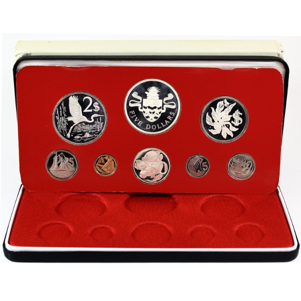 Cayman Island 1976 8-coin Proof Set 