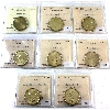 Image 1 : Loon $1 2017-2023 ICCS MS66. 8pcs. Many commemoratives