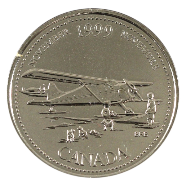 25-cent 1999 November Mule PL