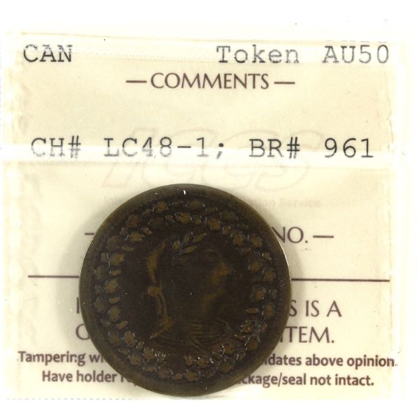 BR-961 CH-LC48-1 1812 Token ICCS AU50