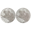 Image 1 : 2x 2oz Australia 2018 $2 Koala .9999 Fine Silver Rounds. 2pcs. (Tax Exempt)