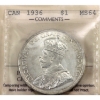 Image 1 : Silver $1 1936 ICCS MS64