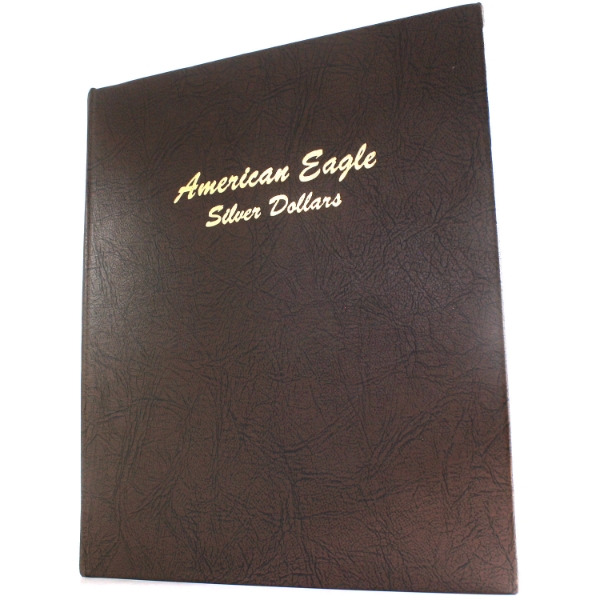 Bulk Lot of USA 1986-2006 Silver Eagle Dollars in Album. 21pcs