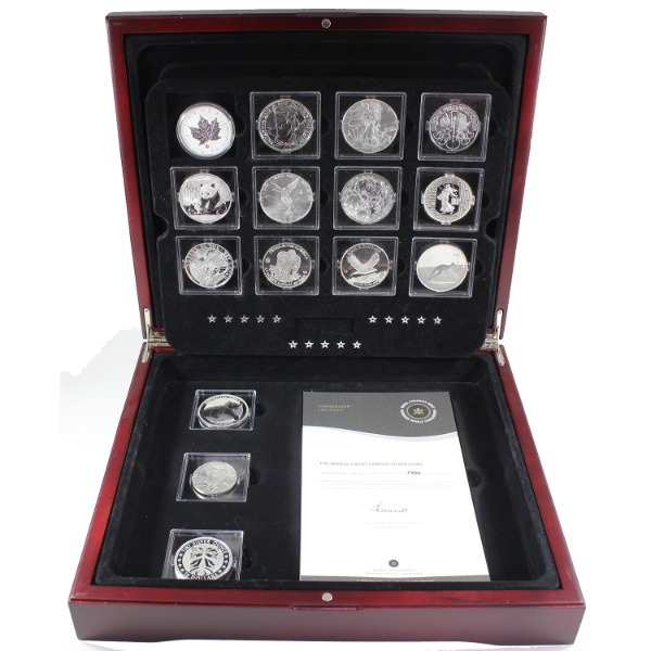 2012 The Fabulous 15- World's Most Famous Silver Coins in Deluxe Case