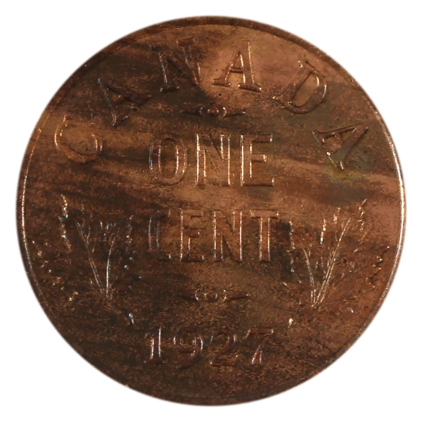 1-cent 1927 BU Red & Brown 