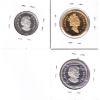 Image 2 : Mixed Denomination 2002-2006 Proof w/ Gold Plating. 3pcs.