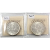 Image 2 : Silver $1 1935 & 1936 ICCS MS64. 2pcs.