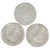 Image 2 : 3x 1.5oz 2014 $8 Artic Fox .9999 Fine Silver. 3pcs (Tax Exempt)