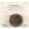 Image 1 : Philippines 1909S 1Ctv Km# 163 ICCS AU55