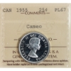 Image 1 : 25-cent 1955 ICCS PL67 Cameo