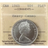 Image 1 : 50-cent 1965 ICCS PL67 Heavy Cameo