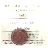 Image 1 : 1-cent 1951 ICCS MS66 Red 