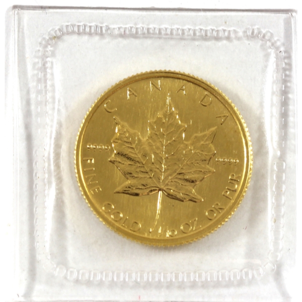 1989 Gold $5 GML 1/10oz .9999 Fine, Sealed in Plastic (Tax Exempt)