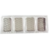 Image 2 : 4x 1oz JM Johnson Matthey Consecutive Bars in Sheet .999 Fine Silver Bars. 4pcs. (Tax Exempt)