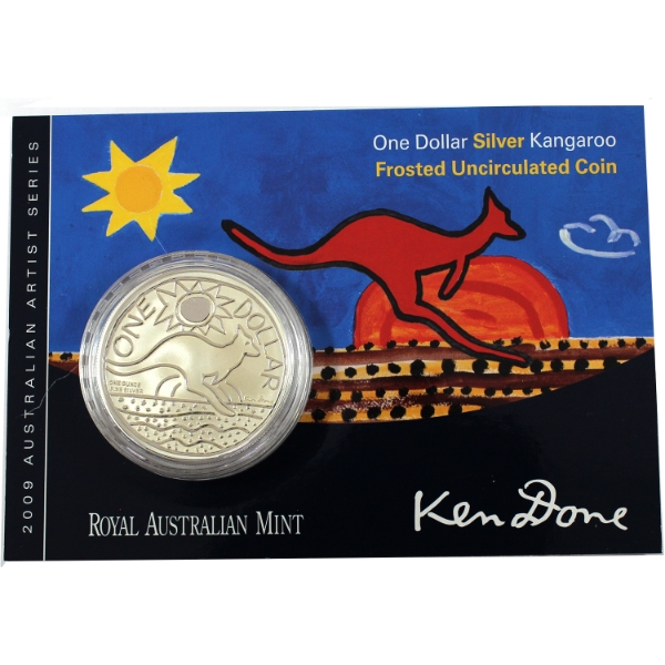 Australia Silver 2009 $1 Kangaroo 1oz .999 Fine Silver (Tax Exempt)