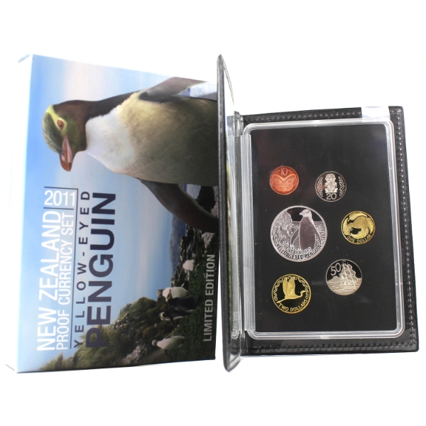 New Zealand 2011 Yellow-Eyed Penguin Proof Set