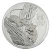 Image 1 : 5oz Australia 2020 $8 Year of the Mouse .999 Fine Silver Coin (Tax Exempt)