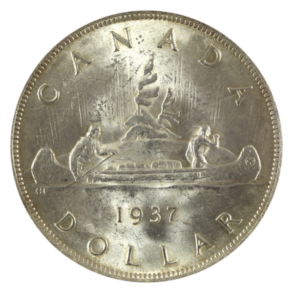 Silver $1 1937 BU 