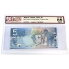 Image 1 : RADAR BC-67bA-N1-iii 2006 $5 4 Digit RADAR BCS Gem UNC65 Original Jenkins-Carney SN: AAC5894985