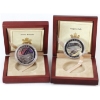 Image 1 : $20 Natural Wonders - 2003 Niagara Falls & 2004 Aurora Borealis Hologram Fine Silver Coins. 2pcs.