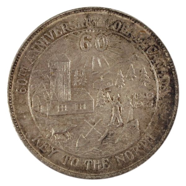 1oz 1963 60th Anniversary of Cobalt, Canada Vintage .999 Fine Silver Round (Tax Exempt)