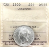 25-cent 1900 ICCS AU55