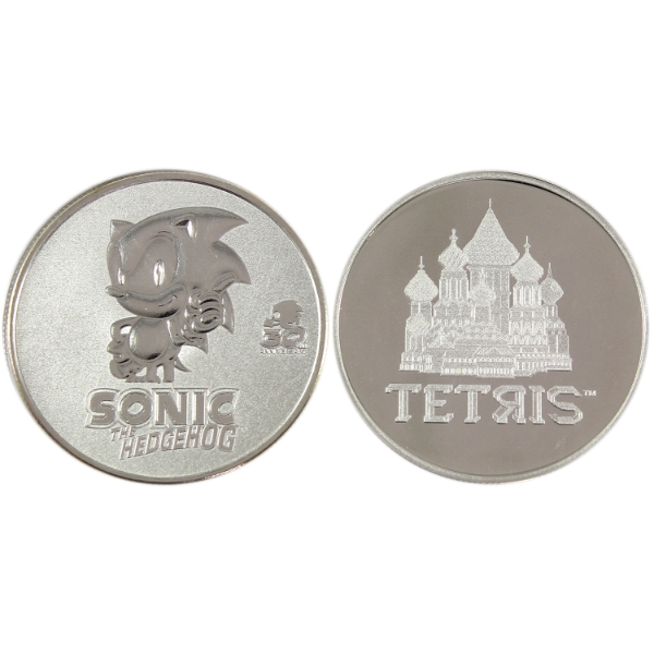 2x 1oz Niue $2 2021 Tetris & Sonic the Hedgehog .999 Fine Silver. 2pcs (Tax Exempt)