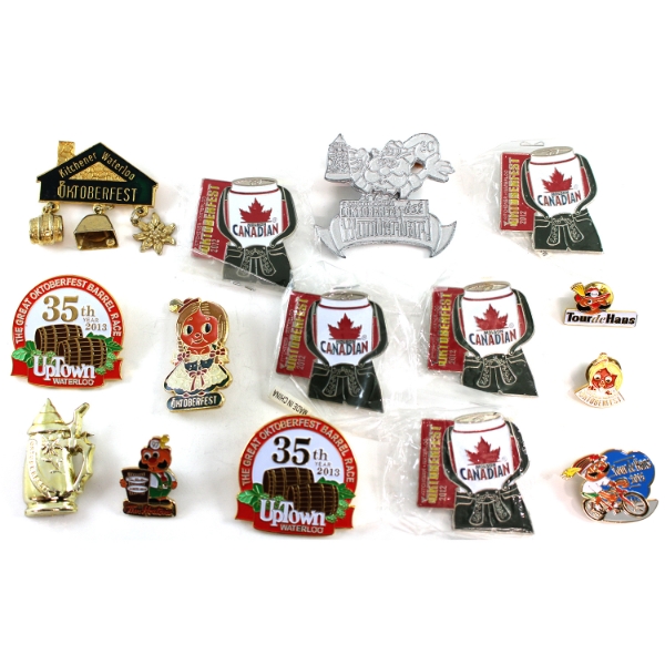 Lot of 15x Assorted Oktoberfest Pins. 15pcs. 