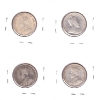 Image 2 : 25-cent 1909-1927 G-VG to F. 4pcs.