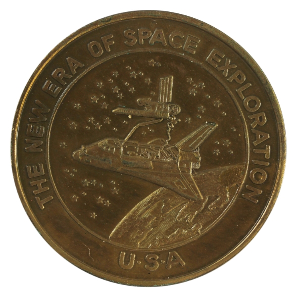 Kennedy Space Centre 1981 Columbia-Young Crippen 23g-Bronze, 39mm