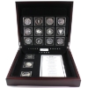 Image 1 : 1971-1985 Silver Dollars of Canada 15-Coin Collection in RCM Deluxe Display Case