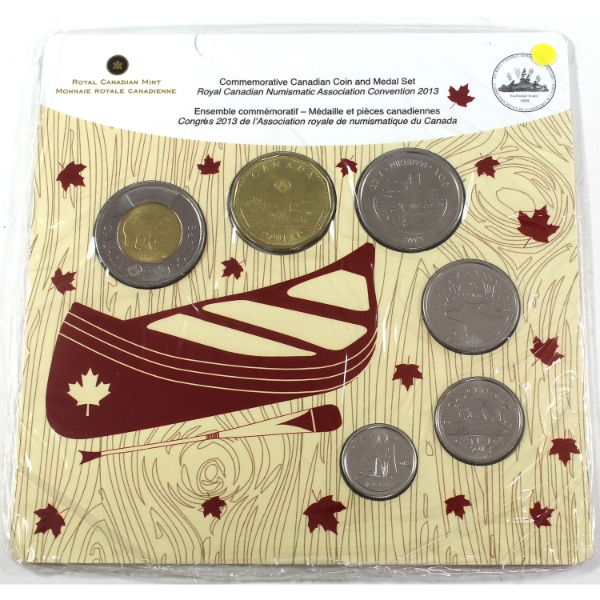RCNA 2013 Convention Commemorative Coin & Medal Set Issued by the RCM 