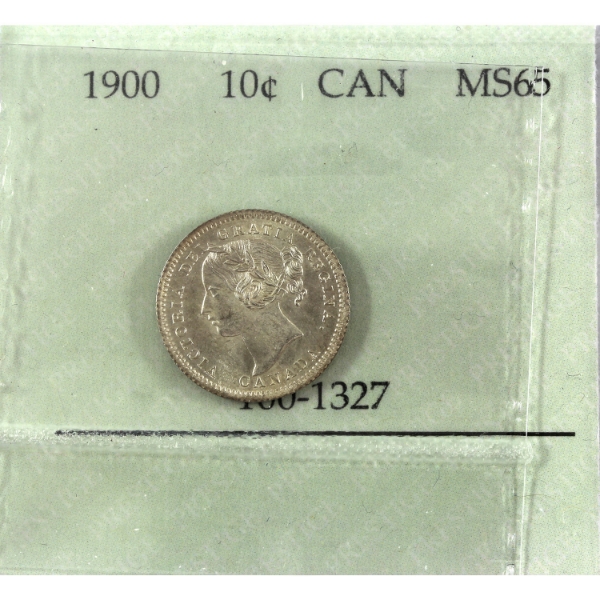 10-cent 1900 Prestige Certified MS65