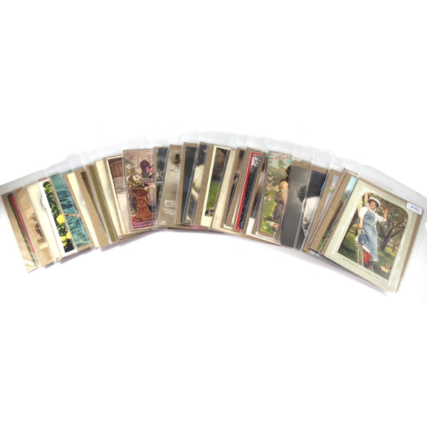 Vintage Group Lot of 38x Assorted Postcards with Ladies Depicted. 38pcs