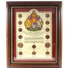 Image 1 : Canadian Penny Collection 14-Coin Set in Wooden Frame