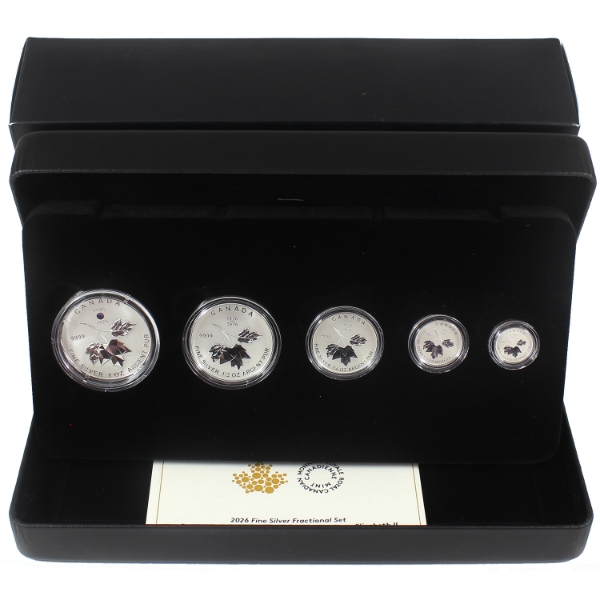 2026 Commemorate the 100th Birthday of Queen Elizabeth II Fine Silver Fractional Set (Tax Exempt)