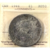 Image 1 : Silver $1 1946 ICCS AU50