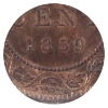 Image 3 : 1-cent 1859 Narrow 9 ICCS MS64 Red. Deep Cherry Red with Glowing Rose-Gold Lustre