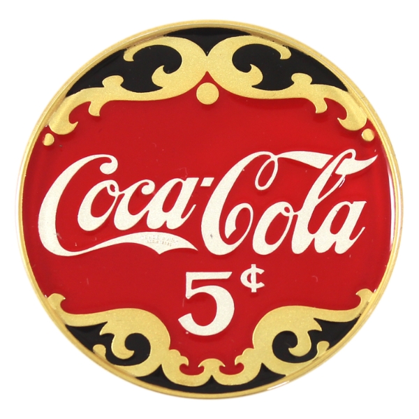 2oz Coca-Cola 1886-1920 Era Coca-Cola High Relief .999 Fine Colourized Silver Round (Tax Exempt)