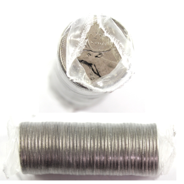 1991 25-cent Roll of 40pcs