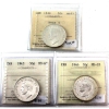 Image 1 : 50-cent 1944 Near 4, 1945 & 1946 ICCS MS63. 3pcs
