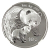 Image 2 : China Silver 2004 10 Yuan Panda NGC MS68 1oz .999 Fine Silver Coin (Tax Exempt)