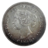 Image 3 : 5-cent 1884 Near 4 ICCS VF30. Key date with light rainbow toning on reverse