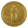 Image 2 : Vatican Pope Pius XI (1922-1939) Medal 150.72g-Gold Plated Brass, 65mm
